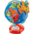 Clementoni Min første Globus med lyd - interaktiv jordklode med dyrebrikker og quiz - Norsk versjon