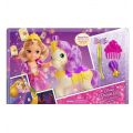 Disney Princess Petit Rapunzel docka med ponny - 15 cm