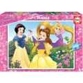 Educa Disney Princess Puslespill 100 brikker - Snøhvit, Belle og Rapunzel
