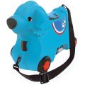 BIG Bobby Trolley resväska - blå hund