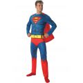 Superman commic book kostyme voksen delux (one size)
