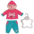 BABY Born Jogging Suit - rosa og turkis joggedress til dukke 43 cm