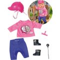 BABY Born Pony Farm Riding Set - komplett ridoutfit för din docka - 43 cm