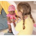 BABY Born Magic Girl interaktiv jentedukke med brune øyne - med magisk smokk og 10 funksjoner - 43 cm