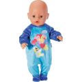 BABY Born - blå sparkedragt med bamse til dukke 43 cm