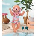 BABY Born Holiday Deluxe antrekk - bikini med dykkermaske, snorkel og badesko til dukke 43 cm