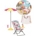 BABY Born Holiday solstol med parasoll - 43cm
