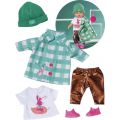 BABY Born Deluxe antrekk - vinterjakke, lue, bukse, tskjorte og sko til dukke 43 cm