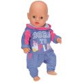 BABY Born joggedress til dukke 43 cm - blå