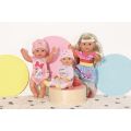 BABY Born Soft Touch Sister - interaktiv blond docka som kan dricka, bada och gråta - 43 cm