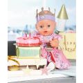 BABY Born Deluxe bursdagssett til dukke 43 cm - bursdagsantrekk og -kake