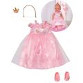 BABY Born Deluxe Prinsessesett med kjole, sko og krone - passer til dukker 43 cm