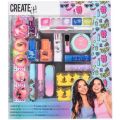 Create it! sminkesett - neon og glitter - med over 15 deler 