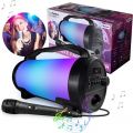 PartyFun Lights Karaoke Party Speaker - Högtalare med LED-ljus och mikrofon