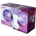 PartyFun Lights Discolys med 2 LED-lamper - hvit