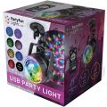 PartyFun Lights USB Party Light projektor med sugekop og fjernbetjening