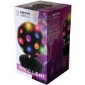 PartyFun Lights diskokugle med adapter - 20 cm