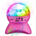 PartyFun Lights Bluetooth Party Speaker - høyttaler med RGB-lys - rosa