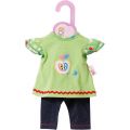 BABY Born outfit - grön klänning med leggings till docka 43 cm