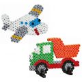 Hama Maxi lastebil og fly - eske med perler og perlebrett - 900 Maxi perler
