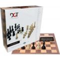 Sjakk - digitalt DGT startsett - med den offisielle FIDE-klokken