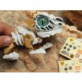 Silverlit Biopod GOE - 2-pack robotdinosaurer - Vermilion Bird och White Tiger - med ljud och ljus