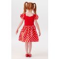 Disney Minni Mus kostyme - 3-4 år - 104 cm - rød polkadottkjole