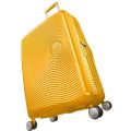 American Tourister Soundbox Spinner utvidbar trillekoffert 67 cm - gul