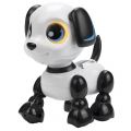 Silverlit Robo Heads Up svart och vit robothund - med rörelser och ljud - 12 cm