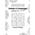 Mandalas aktivitetsbok sudoku og fargelegging - fra 5 år+