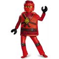 LEGO Ninjago Kai Deluxe kostyme 7-8 år - 120-130 cm