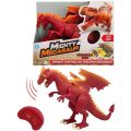Mighty Megasaur - radiostyrt rød drage med bevegelse, lys og lyd - 30 cm