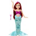 Disney Princess Ariel - stor og poserbar havfrue-dukke med tilbehør - 81 cm