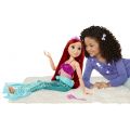 Disney Princess Ariel - stor och rörlig sjöjungfru-docka med tillbehör - 81 cm