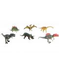 Dinosauriefigurer 6-pack med rörliga ben och käkar