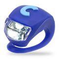 Micro Light deluxe dark blue - sykkellys til sparkesykkel - blå