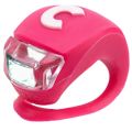 Micro Light deluxe pink - sykkellys til sparkesykkel - rosa