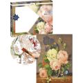 Nassau Fine Art Paint by Number pysselpaket med duk och akrylfärg - blommor