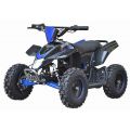Highper 800W ATV med kraftig motor og stålramme - opptil 20 km/t - sort og blå