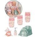 Baby Annabell pottetreningssett til dukke - med potte, bleier, krem og kluter