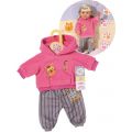 BABY Born koseklær antrekk - rosa genser og stripete bukse - 43 cm