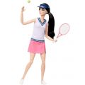 Barbie Made to Move - dukke med 22 fleksible ledd - Tennisspiller dukke med mørkt hår