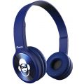iDance trådløse Bluetooth hodetelefoner - del musikkopplevelsen med duo share funksjon - blå