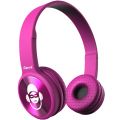 iDance trådløse Bluetooth hodetelefoner - del musikkopplevelsen med duo share funksjon - rosa