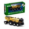 BRIO Mighty Gold Action batteridrevet lokomotiv - med lys og lyd 33630