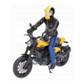 Bruder Ducati Scrambler Motorsykkel med figur - 63053