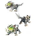 Silverlit BioPod In Motion Dino - bygg din egen robotdinosaur - med lyd, lys og bevegelse - 23 cm