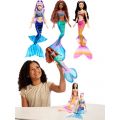 Disney Princess Den lille havfruen Ariel og søstre - 3 havfruedukker