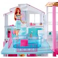 Barbie Malibu Townhouse dukkehus - 3 etasjer - DLY32