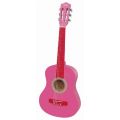 Klassisk rosa gitarr - 79 cm